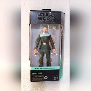 Star Wars black seriesGalen Erso Action figure with accessory Disney collectible